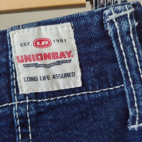 Unionbay Donni Wide Leg High Rise Crop Jeans Sz 5 - Picture 11 of 14